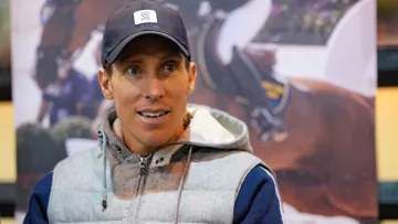 Henrik von Eckermann à Omaha, lors de la finale de la Coupe du monde Longines. 