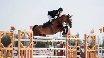 À Cabourg Classic, Christophe Grangier s'est offert la deuxième place du Grand Prix aux rênes du génial Catch Boom Bang. 