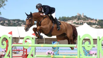 Mark McAuley et GRS Lady Amaro aujourd'hui à Grimaud. 