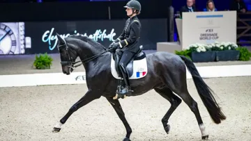 Pauline Basquin et Sertorius de Rima*IFCE ont brillamment performé à Lyon, début novembre.