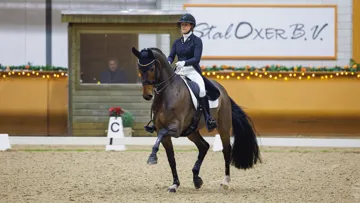 Cathrine Laudrup-Dufour et Mount Saint John Freestyle au CDI 3* de Kronenberg, aux Pays-Bas, leurs débuts internationaux