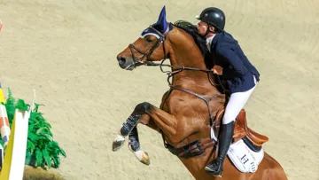 Si d’aventure Balou du Reventon n’était pas en capacité d’aller à Paris 2024, Harry Charles compte sur le jeune et prometteur Sherlock, ici à Barcelone.