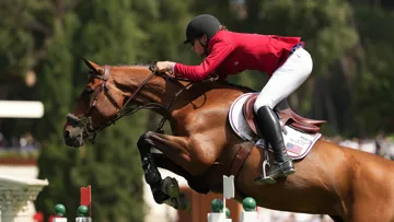 Karl Cook et Caracole de la Roque viennent de décrocher le Grand Prix du CSIO 5* de Rome!