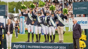 L'équipe de Suède a remporté sa Coupe des nations à Falsterbo ce vendredi