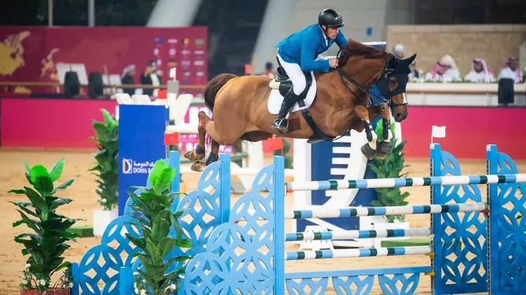 Gerfried Puck et Equitron Naxcel V se sont imposés à Doha ce samedi