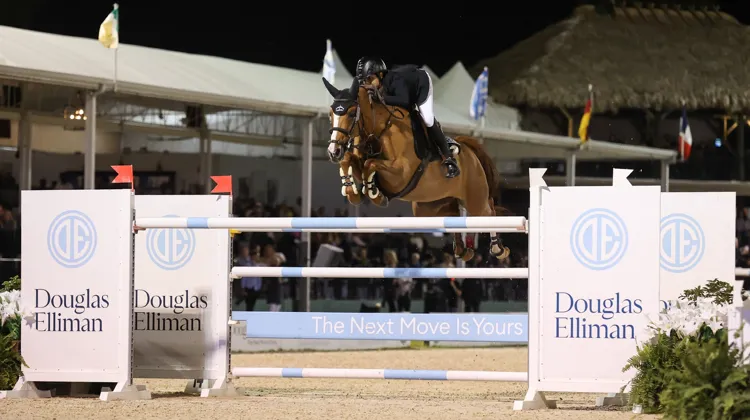 Arpège du Ru a remporté son premier Grand Prix 5* à Wellington.