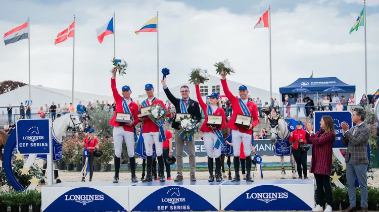 La Suisse remporte la première étape du circuit des Coupes des nations Longines EEF à Mannheim