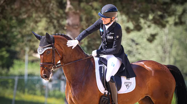 À Pratoni del Vivaro, Ingrid Klimke, leader incontestée à l’issue du dressage 