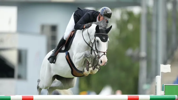 À Wiersbaden, David Will a fait décoller sa Condordia 49 dans le Grand Prix CSI 4*. 