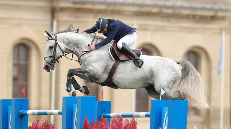 Cassius Clay VDV et Roger-Yves Bost à Chantilly l'été passé. 