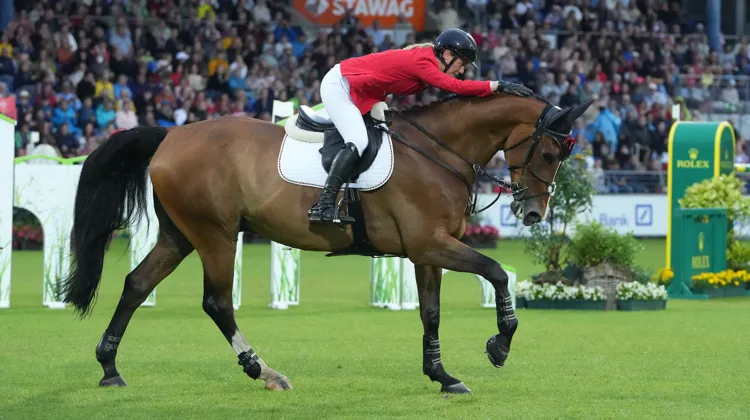 Janne Friederike Meyer-Zimmermann a signé l'un des quatre doubles sans-faute avec Messi van't Ruytershof.