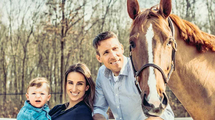 Durant la première année de Noah, la mère de Janika, Dominique Sprunger, ici à gauche, a été très présente pour aider le couple.