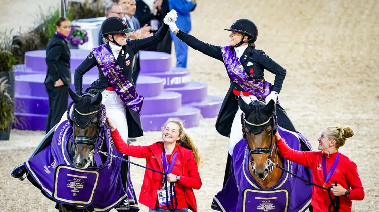Nanna Merrald Rasmussen et Cathrine Dufour lors de la remise des prix. 
