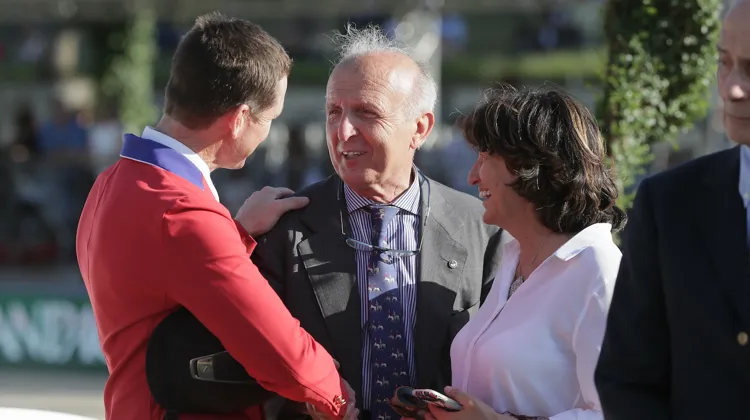 double champion olympique à Tokyo en 1964, Mauro Checcoli est l’un des instigateurs du colloque de la Bibliothèque mondiale du cheval “Pour le bien-être du cheval - L’équitation latine de la Renaissance à demain”.