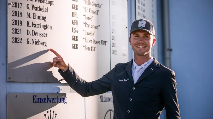 Le 3 juillet, Gerrit Nieberg a marqué l’histoire du saut d’obstacles en remportant à la surprise générale le Grand Prix du CSIO 5* d’Aix-la-Chapelle.