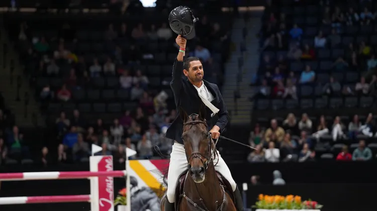 En 2019, Nayel Nassar a remporté son premier Grand Prix 5* aux Longines Masters de New York avec Lucifer V.