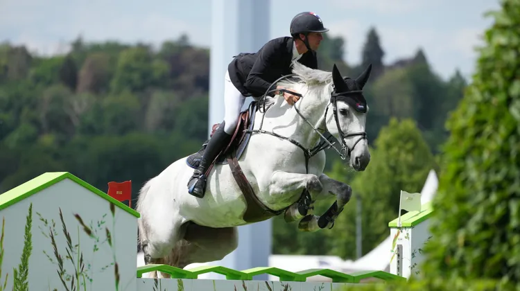 Kevin Staut et Tolède de Mescam*Harcour au CHIO d’Aix-la-Chapelle. 