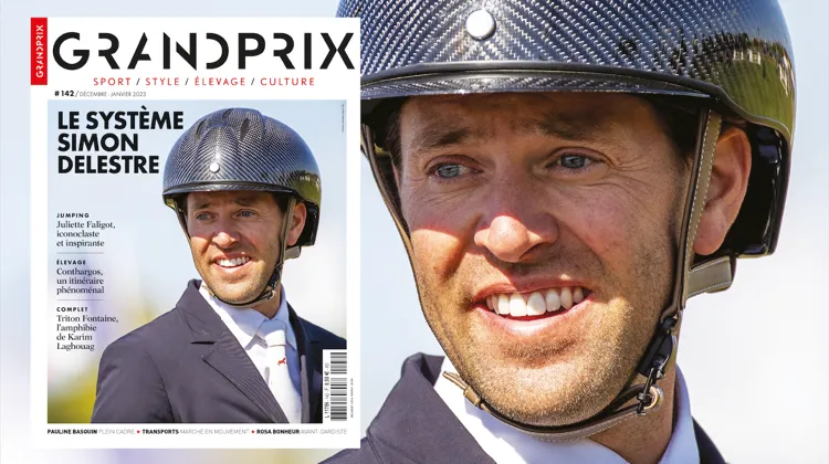 Simon Delestre est en couverture du dernier numéro du magazine GRANDPRIX.