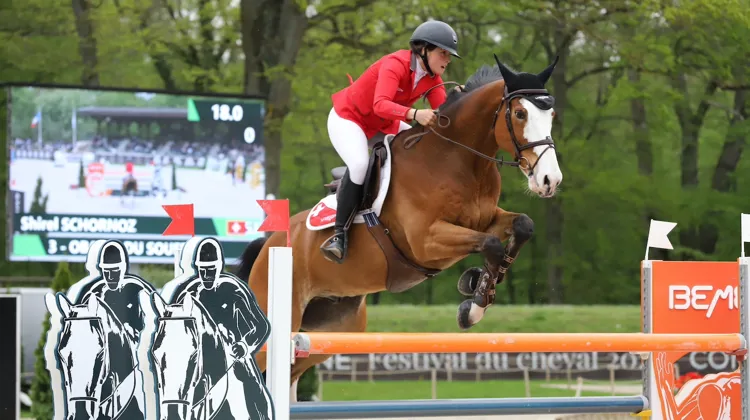 Shirel Schornoz et Obama du Soufflet ont magnifiquement conclu ce CSIO Jeunes de Compiègne!