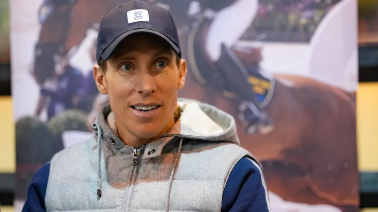 Henrik von Eckermann à Omaha, lors de la finale de la Coupe du monde Longines. 