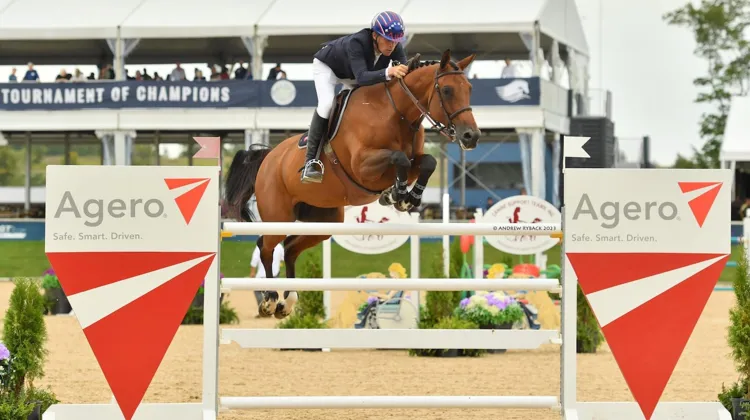 Karl Cook et Caracole de la Roque sur la piste de Traverse City, qui réussit particulièrement bien à l’Américain. 
