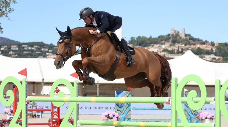Mark McAuley et GRS Lady Amaro aujourd'hui à Grimaud. 