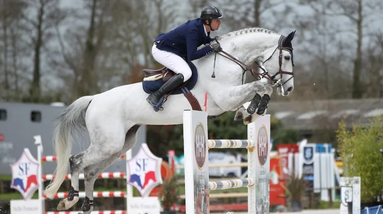 Mathieu Billot et Chacceldi lors de l’étape d'Auvers