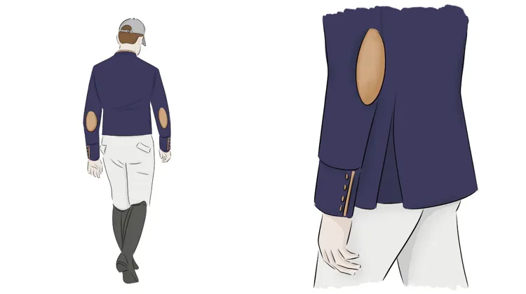 La coudière s'est invitée sur les chemises et les vestes de concours il y a plusieurs années.