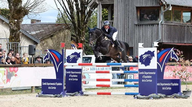 Karim Laghouag et Embrun de Reno remportent le CCI 4*-S de Pompadour, deuxième étape du Grand National de concours complet.