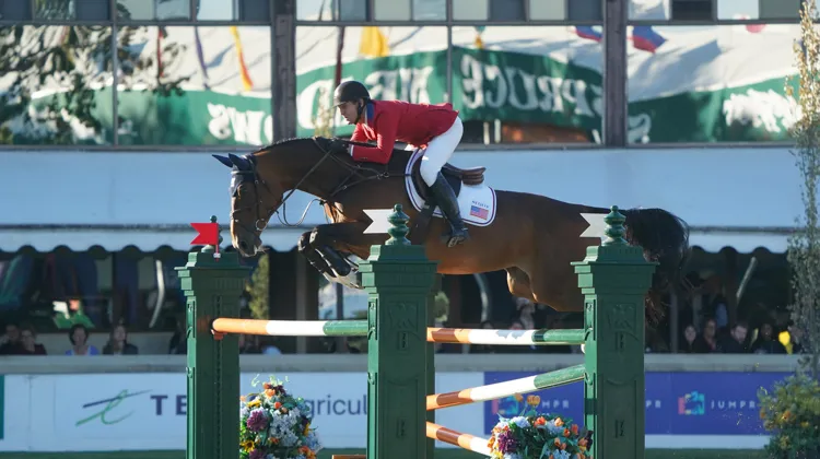McLain Ward et HH Azur Garden's Horses, vainqueurs de l'épreuve majeure d'hier à Calgary