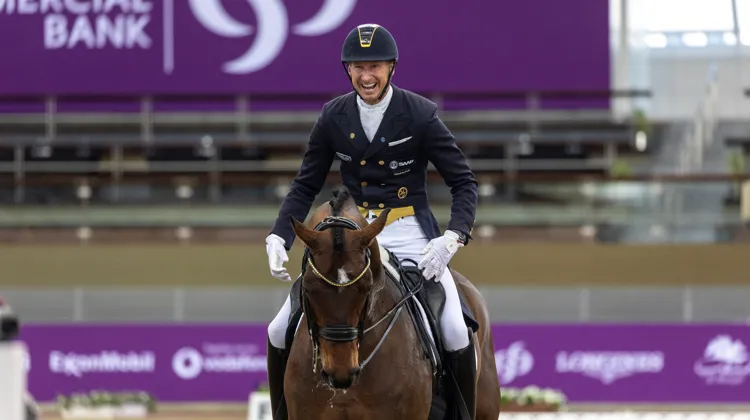 Patrik Kittel s'est grandement réjoui de sa victoire, aujourd'hui à Doha