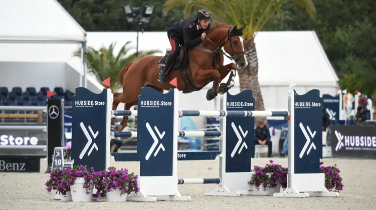 Emanuele Gaudiano et Chalou à Grimaud