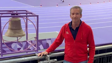 L’an passé, Didier Courrèges a porté la flamme olympique et assisté à plusieurs épreuves des Jeux de Paris 2024.