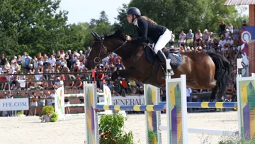 Lou-Ann Béraud et Ungaro of Qofanny ont été sacrés champions de France de saut d’obstacles.