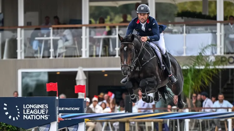 Adrian Whiteway et Chacco Volo lors de leur toute première étape de la Ligue des nations, à Gassin, où ils ont participé à la victoire de l’Union Jack. 