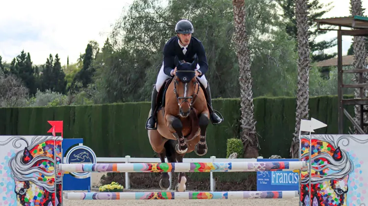 Stanislas de Malet et Zambo lors du CSI 3* de Valence le 26 janvier dernier.