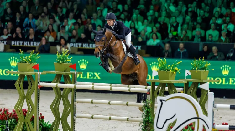 Willem Greve et Highway TN lors de l’étape du Grand Chelem Rolex de Bois-le-Duc.