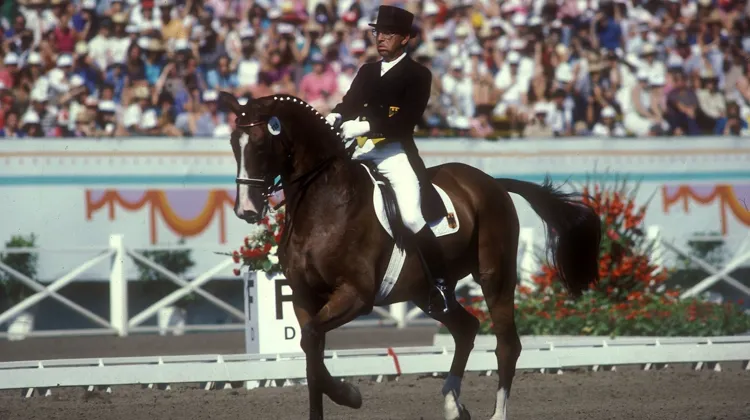 En 1984, à Los Angeles, Reiner Klimke a confirmé son rang de légende du dressage.