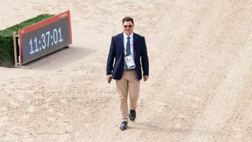 Raphaël Saleh a présidé le jury des épreuves de dressage olympiques de Paris 2024