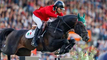 Ici à Aix-la-Chapelle, Andres Azcarraga et Contendros ont gagné leur premier Grand Prix 5* hier, à Monterrey