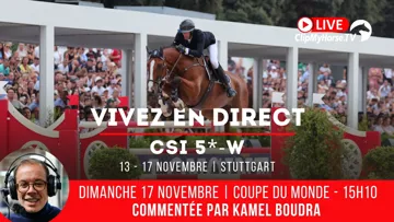 Cette semaine, suivez les Coupes du monde de Stuttgart sur ClipMyHorse.tv
