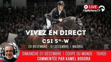 Suivez les CHI-W de Madrid et Stockholm ce week-end sur ClipMyHorse.tv
