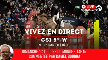 Suivez les Coupes du monde de Bâle en intégralité sur ClipMyHorse.tv