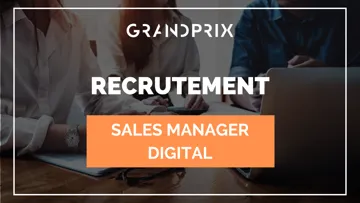 GRANDPRIX recrute un.e Sales Manager digital en CDI