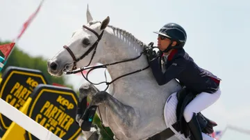 Deuxième à repartir au barrage avec sa belle et pétillante Arqana de Riverland, Juliette Faligot a parfaitement géré sa prestation. 