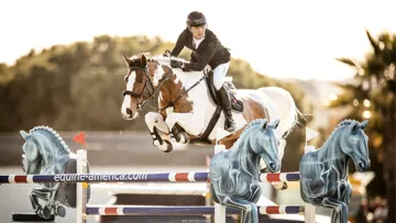 Gerrit Niaberg et Ping Pong van de Lentamel ont remporté leur deuxième victoire à Vejer de la Frontera, dans l'épreuve à 1,55m de ce dimanche. 