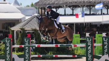Darragh Kenny et Zero K se sont offert leur première victoire internationale au CSI 5* de Wellington, hier soir.