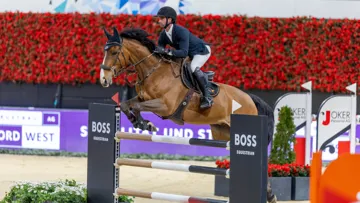 Julien Anquetin et Blood Diamond du Pont ont découvert la piste de la finale de la Coupe du monde de Bâle à l’occasion d’une session d’entraînement tenue hier