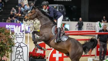 Julien Épaillard est en tête de la finale de la Coupe du monde Longines de Bâle