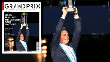 Julien Épaillard est en couverture du magazine GRANDPRIX n°166.